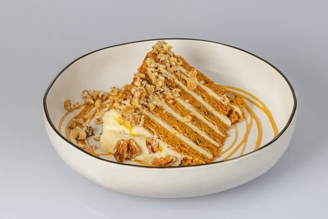 CARROT CAKE.