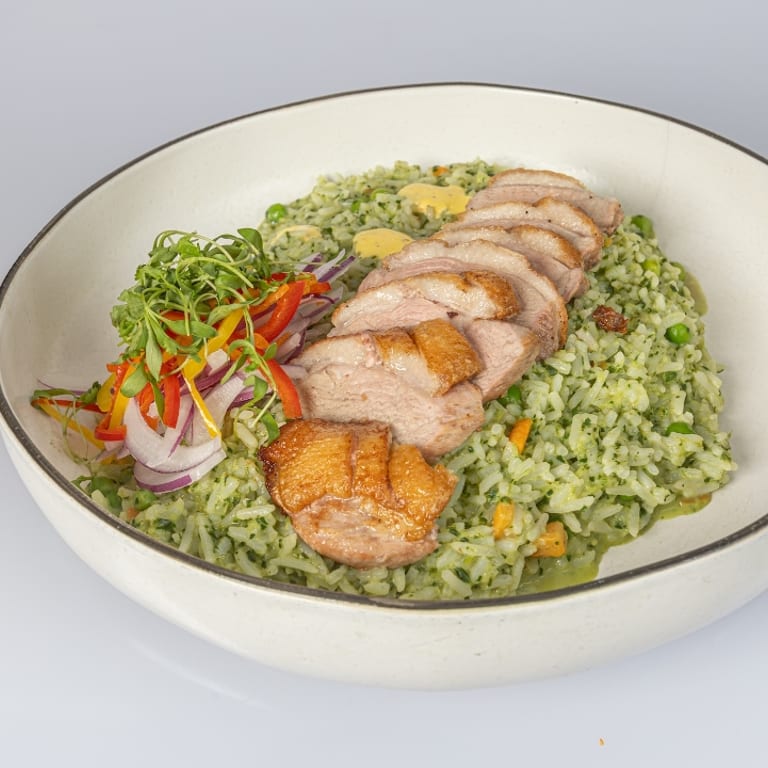 Arroz con Pato: A Peruvian Delight