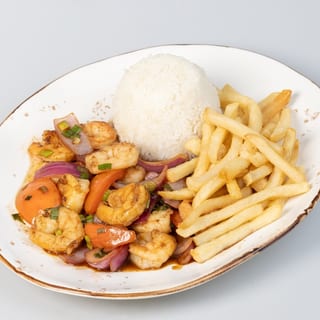 Shrimp Saltado